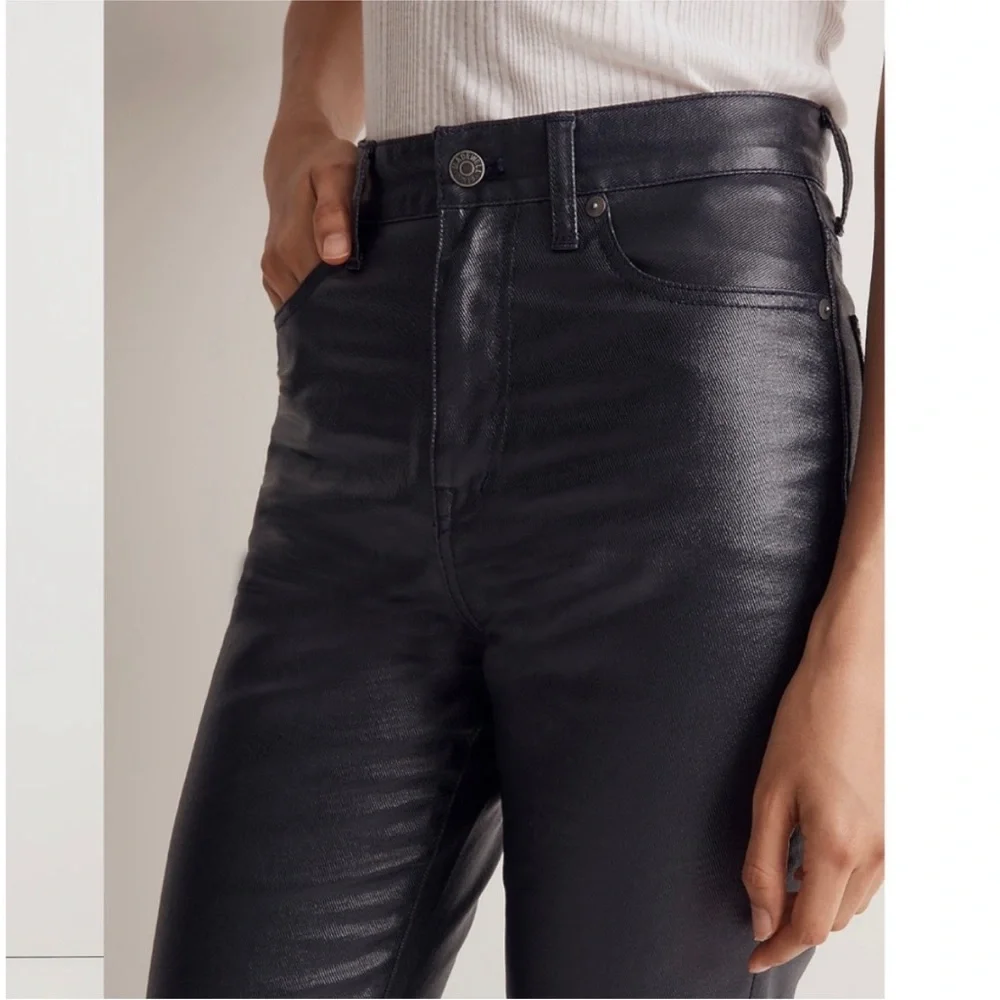 Madewell The ‘90s Straight Jean in Midnight Blue Foil SZ 26 EUC - Picture 2 of 9